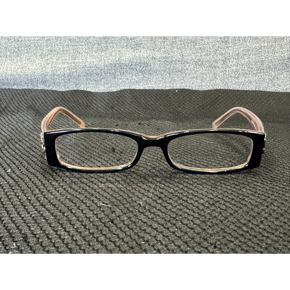 Candie's C Hannah 48-15-130 Women's Black Pink Full Rim Square Eyeglass Frame